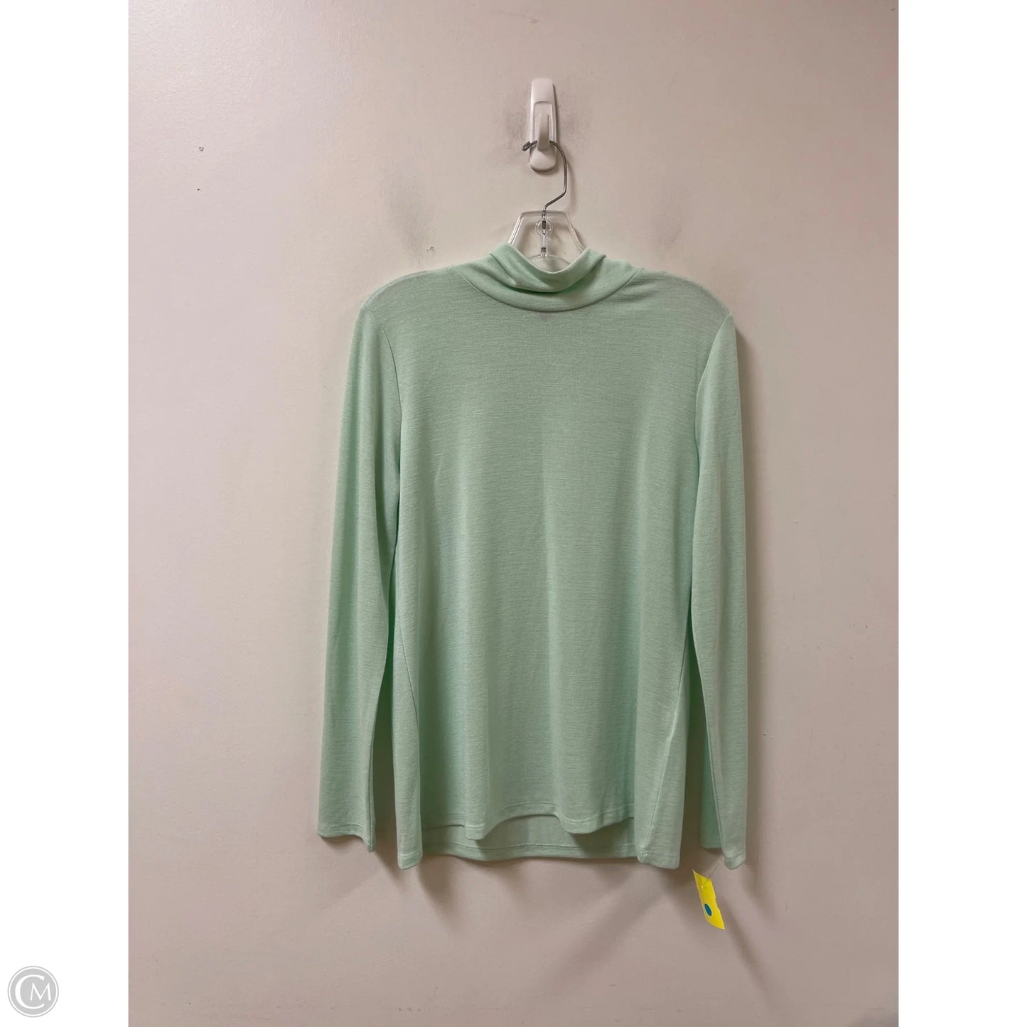 Top Long Sleeve By Banana Republic In Green, Size: M