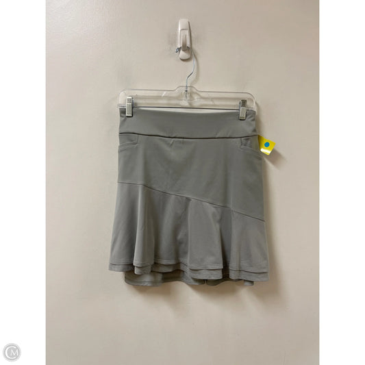 Athletic Skort By Adidas In Grey, Size: L