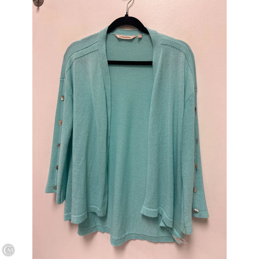 Sweater Cardigan By Soft Surroundings In Blue, Size: M