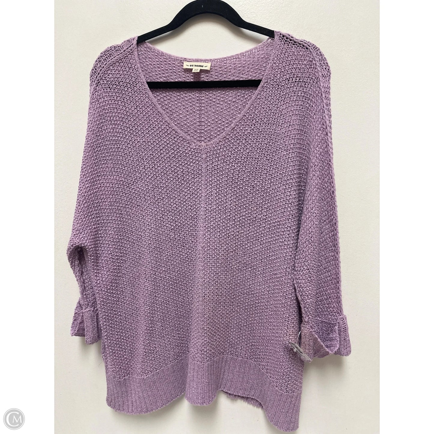 Sweater By Ee Some In Purple, Size: M