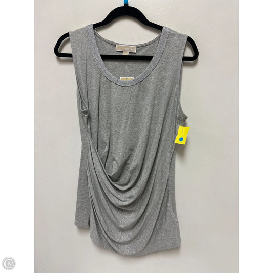 Top Sleeveless By Michael By Michael Kors In Grey, Size: L