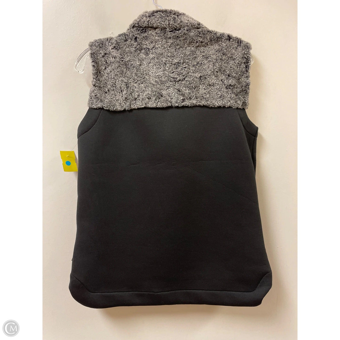 Vest Faux Fur & Sherpa By The North Face In Black & Grey, Size: M