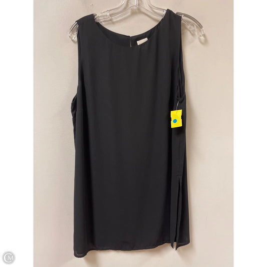 Tunic Sleeveless By Chicos In Black, Size: L