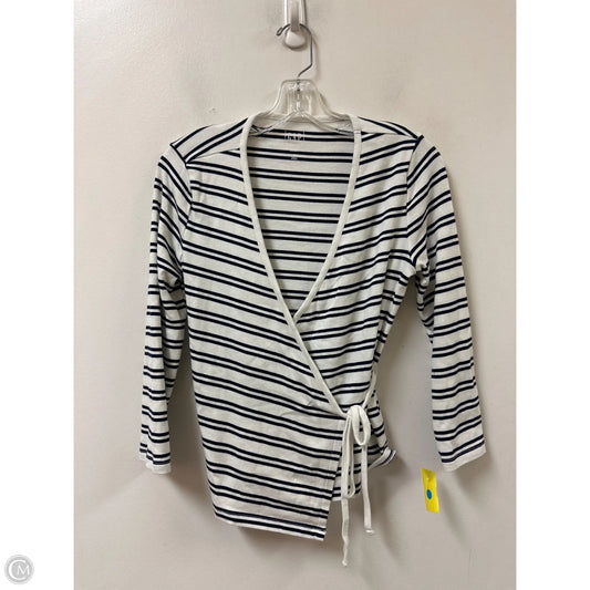 Top Long Sleeve By Gap In Navy, Size: M