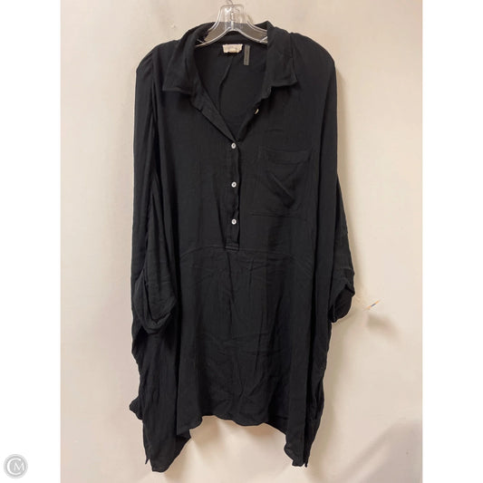 Tunic Sleeveless By Elan In Black, Size: M