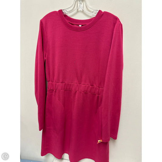 Dress Casual Midi By Clothes Mentor In Pink, Size: L