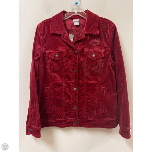 Jacket Other By Chicos In Red, Size: M