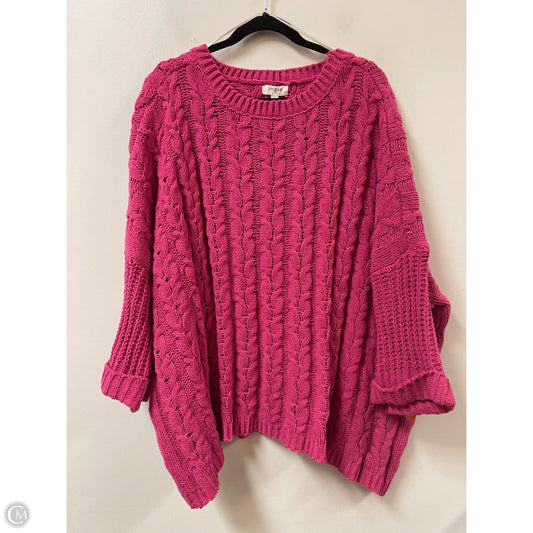 Sweater By Umgee In Pink, Size: L