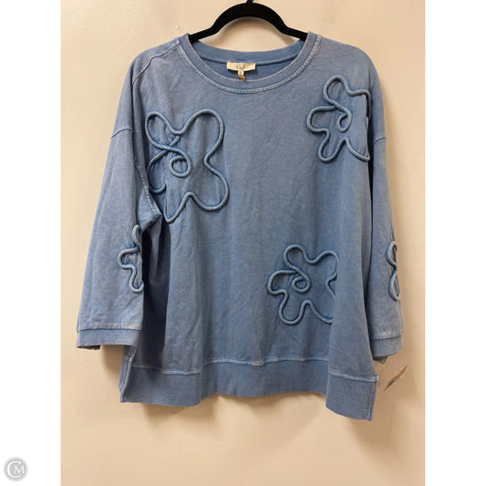 Sweater By Easel In Blue, Size: S