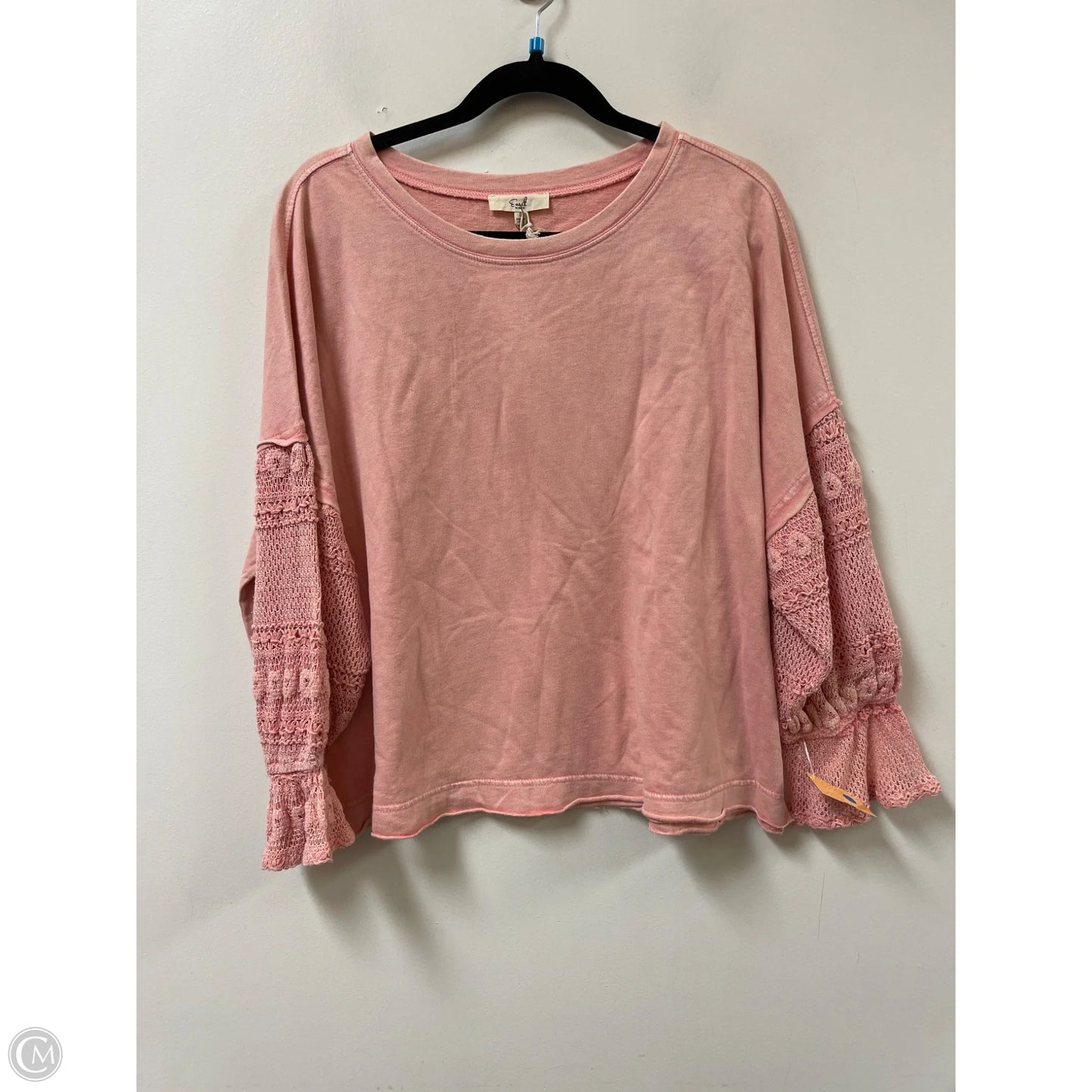 Sweater By Easel In Pink, Size: S