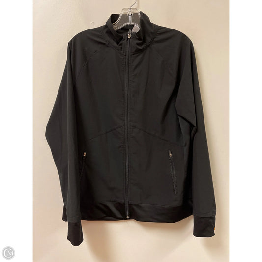Athletic Jacket By Jockey In Black, Size: L