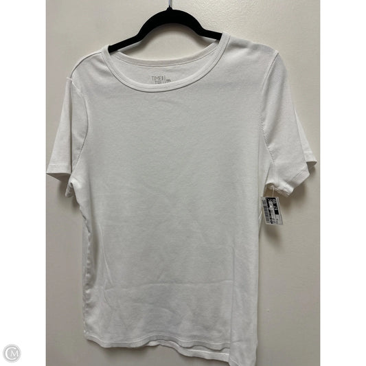 Top Short Sleeve By Time And Tru In Yellow, Size: 1x