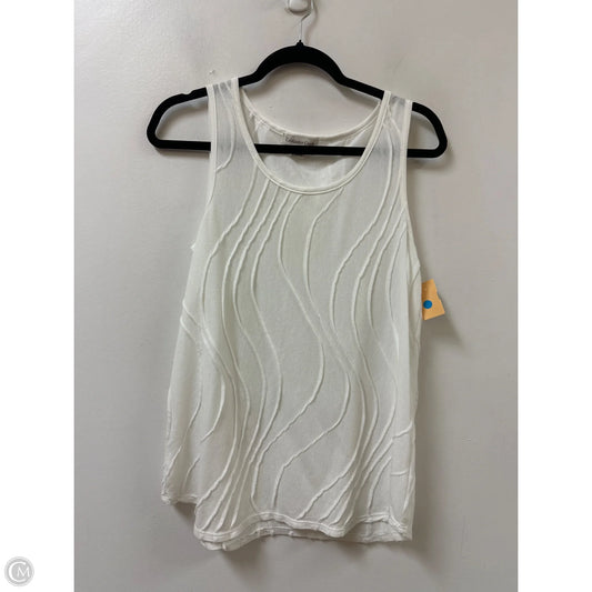 Top Sleeveless By Coldwater Creek In Cream, Size: S
