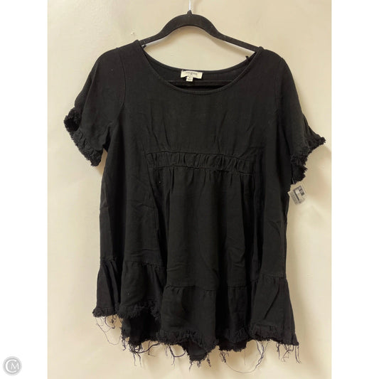 Top Short Sleeve By Umgee In Black, Size: M