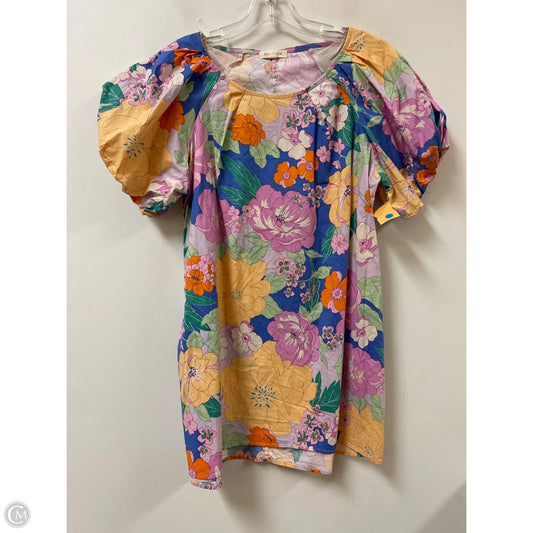 Dress Casual Short By Clothes Mentor In Floral Print, Size: M