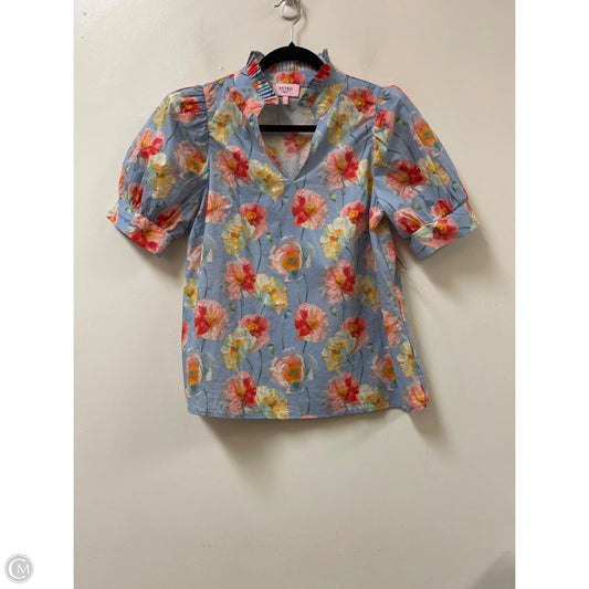 Top Short Sleeve By Entro In Floral Print, Size: S