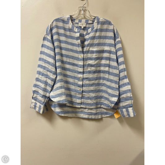 Blouse Long Sleeve By Lou And Grey In Blue, Size: Xxs