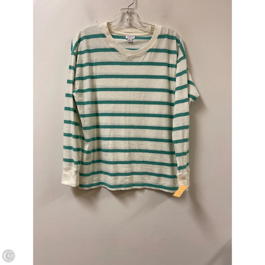 Top Long Sleeve By J. Crew In Green, Size: M
