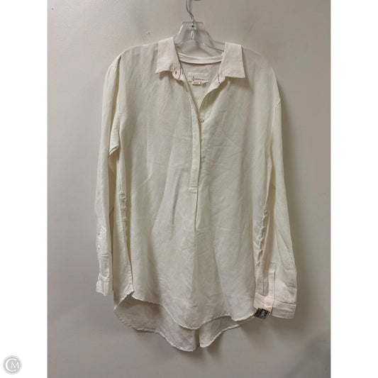 Dress Casual Midi By Anthropologie In White, Size: Osfm