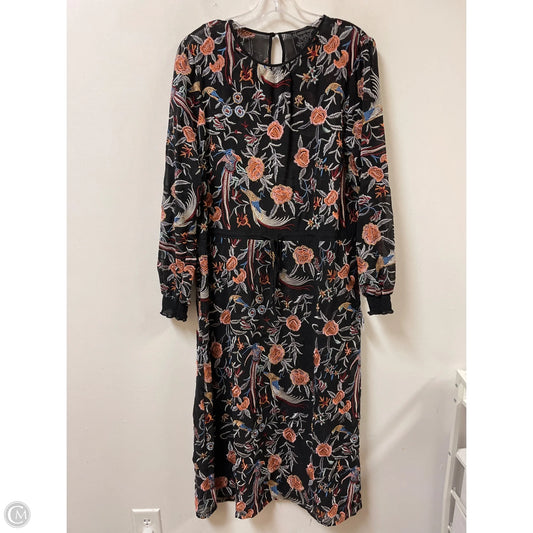 Dress Casual Maxi By Johnny Was In Black, Size: L