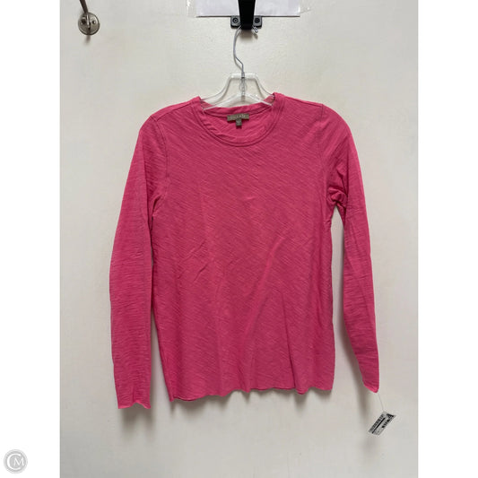 Top Long Sleeve By Lilla P In Pink, Size: M