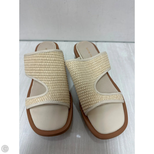 Sandals Heels Block By Cmc In Brown, Size: 7.5