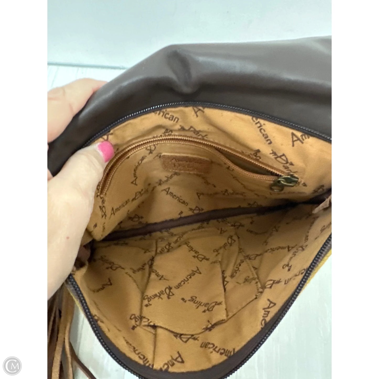 Crossbody Leather By Cmc, Size: Medium