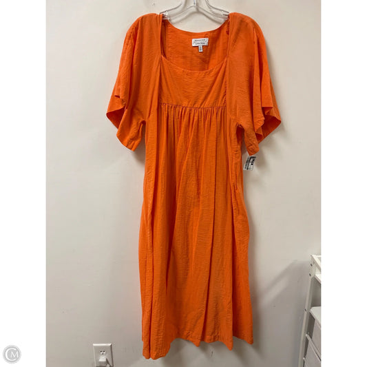 Dress Casual Maxi By Clothes Mentor In Orange, Size: S