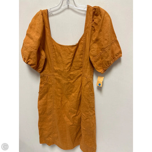 Dress Casual Short By Madewell In Yellow, Size: S