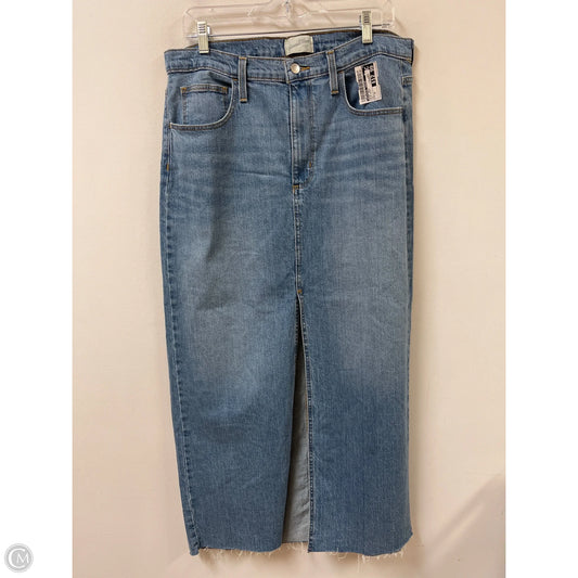 Skirt Maxi By Universal Thread In Blue Denim, Size: 12