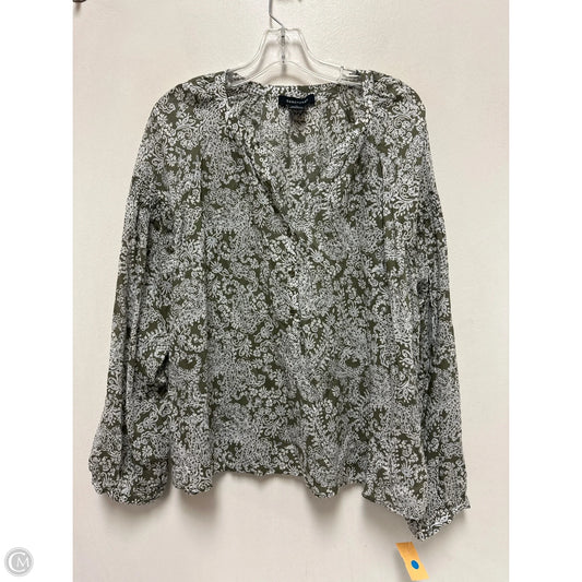 Top Long Sleeve By Sanctuary In Green, Size: Xl
