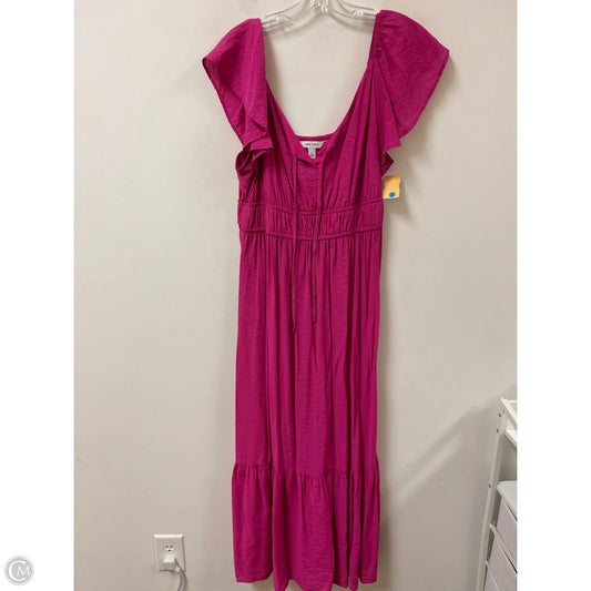Dress Casual Maxi By Nine West In Pink, Size: L