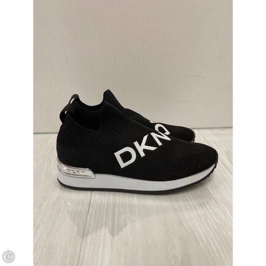 Shoes Sneakers By Dkny In Black, Size: 6.5