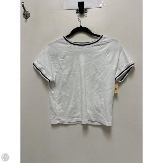 Top Short Sleeve By Levis In White, Size: Xl