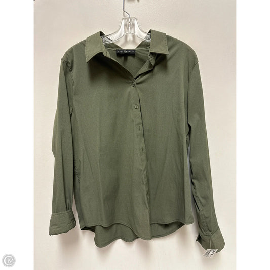 Blouse Long Sleeve By Fred David In Green, Size: Xl
