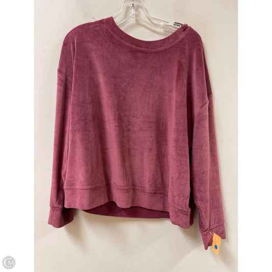 Sweater By Gap In Pink, Size: L