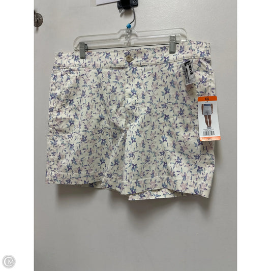 Shorts By Jachs Girlfirend In Floral Print, Size: 1x