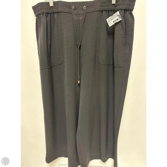 Pants Wide Leg By Michael By Michael Kors In Black, Size: 2x