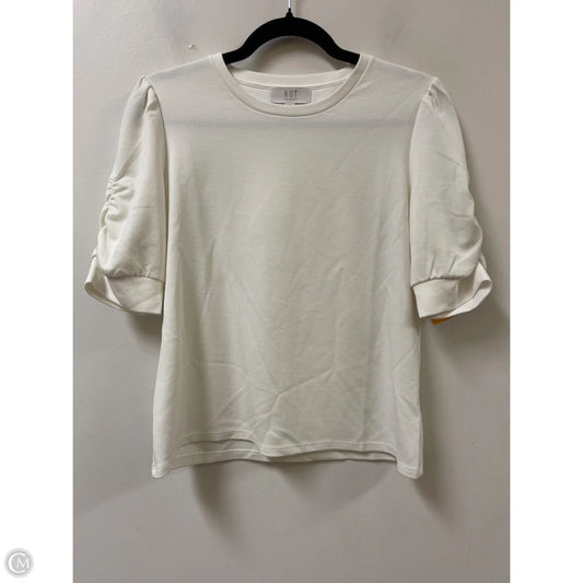 Top Short Sleeve By Kut In Cream, Size: S