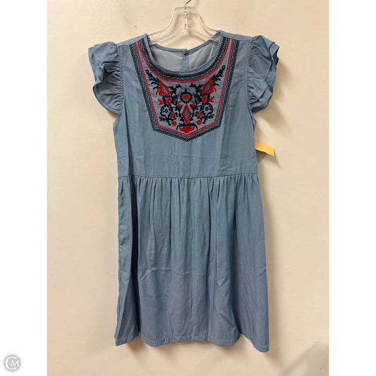 Dress Casual Short By Clothes Mentor In Blue, Size: M