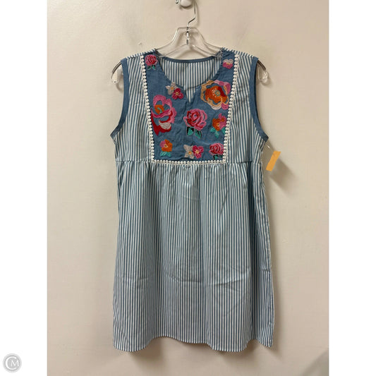 Dress Casual Short By Clothes Mentor In Blue, Size: M