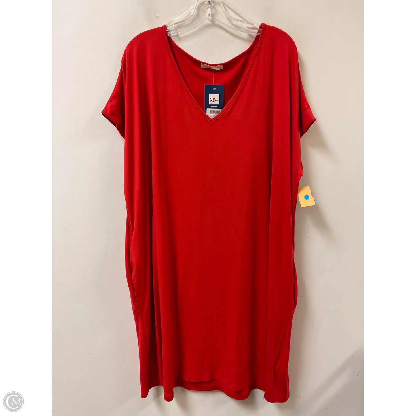Dress Casual Midi By Entro In Red, Size: 2x