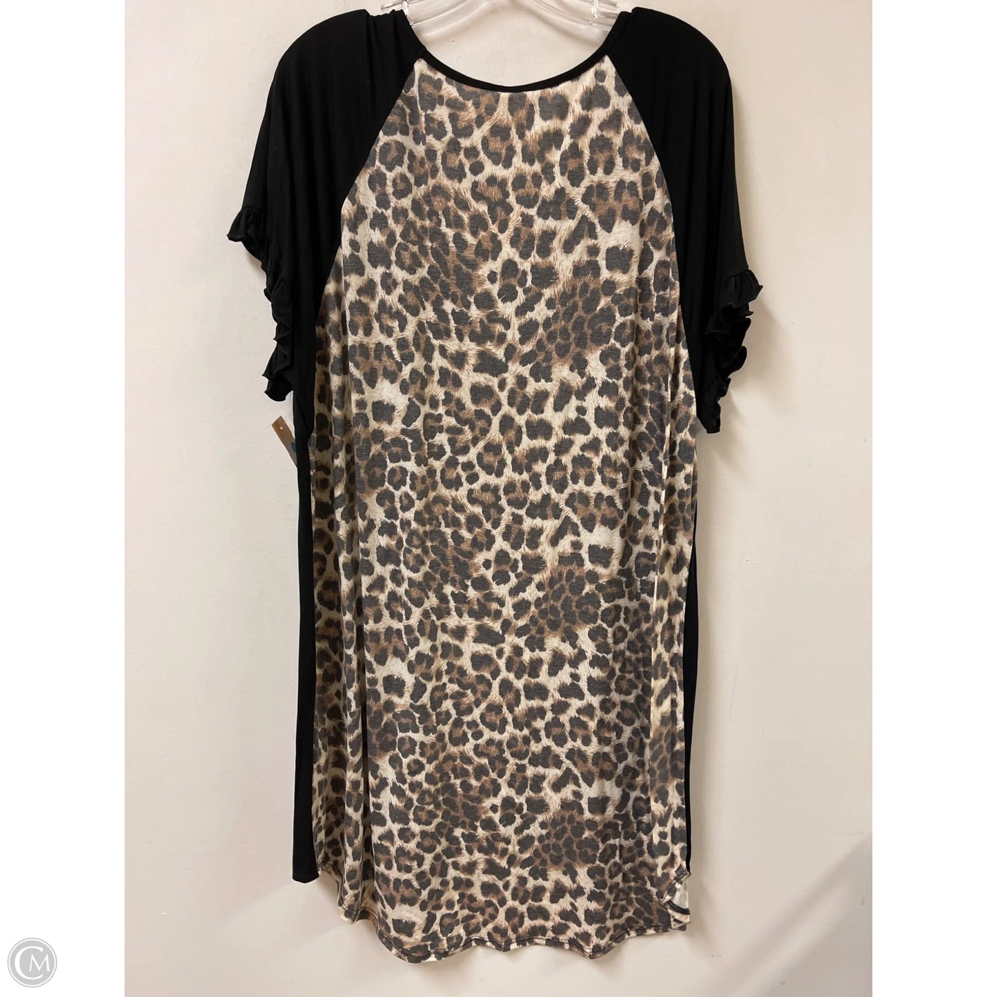 Dress Casual Midi By Beeson River In Animal Print, Size: 3x