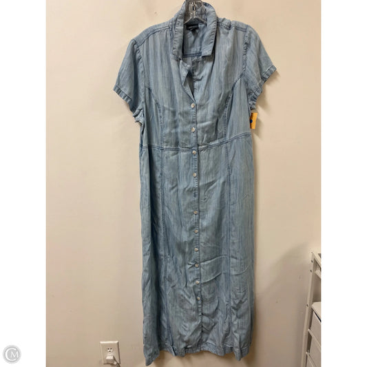 Dress Casual Maxi By J. Jill In Blue, Size: L