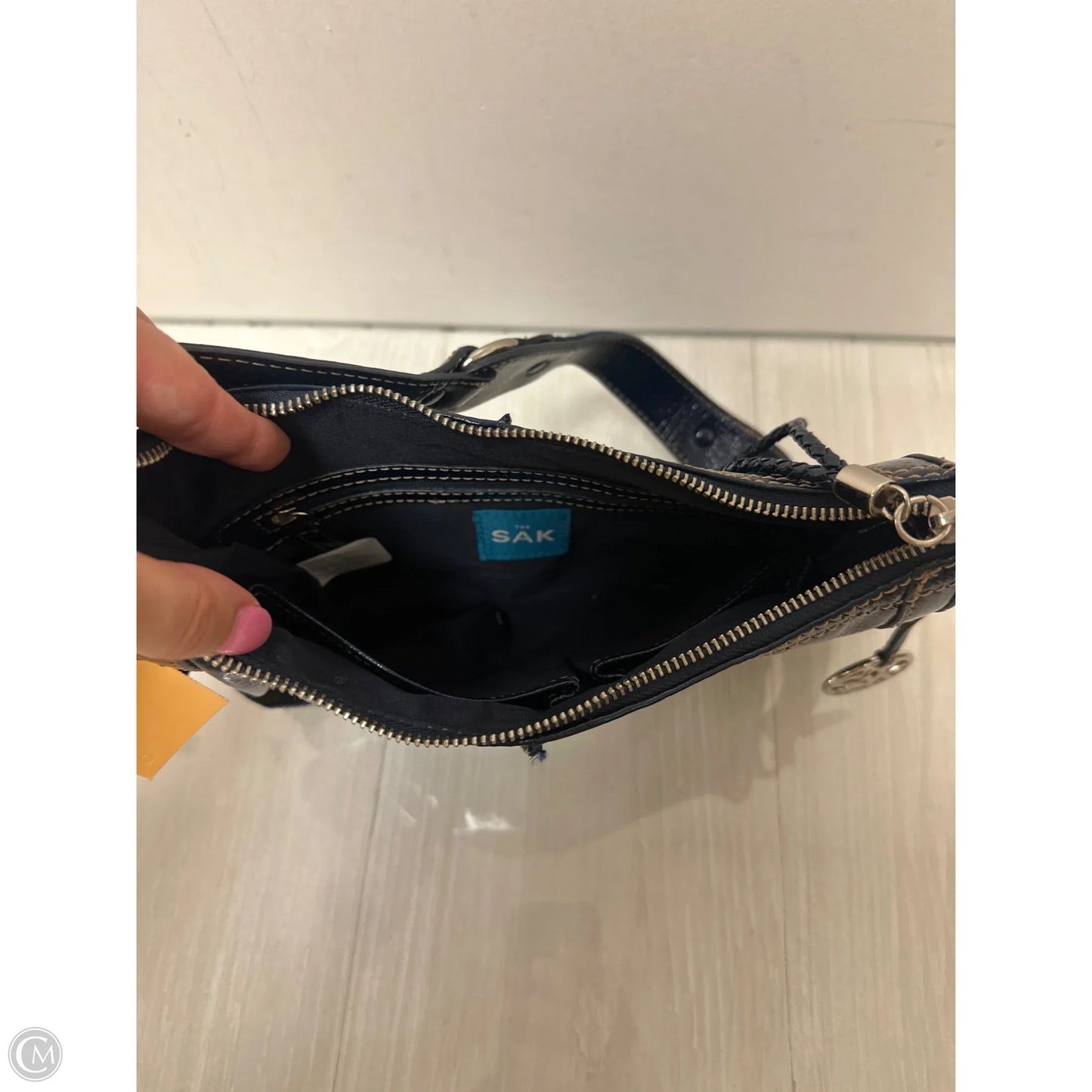 Handbag Leather By The Sak, Size: Small