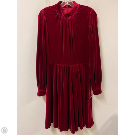 Dress Casual Midi By Calvin Klein In Red, Size: S