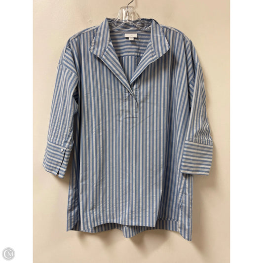 Tunic Long Sleeve By J. Jill In Blue, Size: M