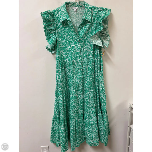 Dress Casual Maxi By Crown And Ivy In Green, Size: L