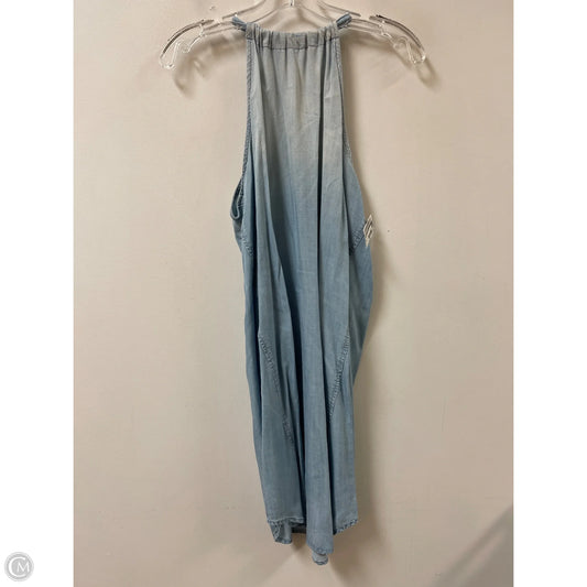 Dress Casual Midi By Cloth & Stone In Blue Denim, Size: M