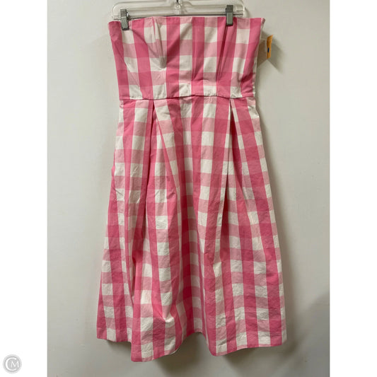 Dress Casual Midi By Zara In Pink, Size: L